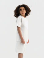 Off-White Organic Cotton Kids Tee - Customizable