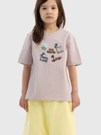 Dirty Pink Organic Cotton Kids Tee - Customizable