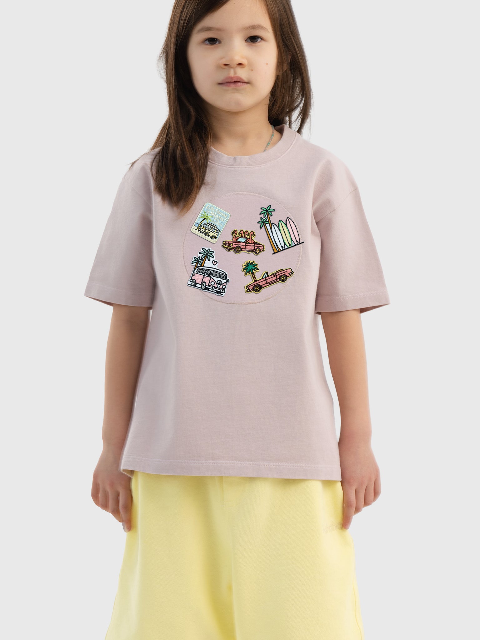 Dirty Pink Organic Cotton Kids Tee - Customizable