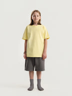 Light Yellow Organic Cotton Kids Tee - Essential