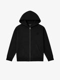 Black Organic Cotton Kids Zip-Up Jacket - Essential