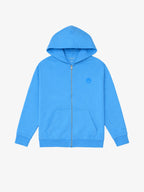 Blue Organic Cotton Kids Zip-Up Jacket - Essential