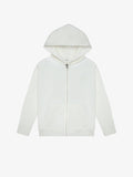 Off-White Organic Cotton Kids Zip-Up Jacket - Essential