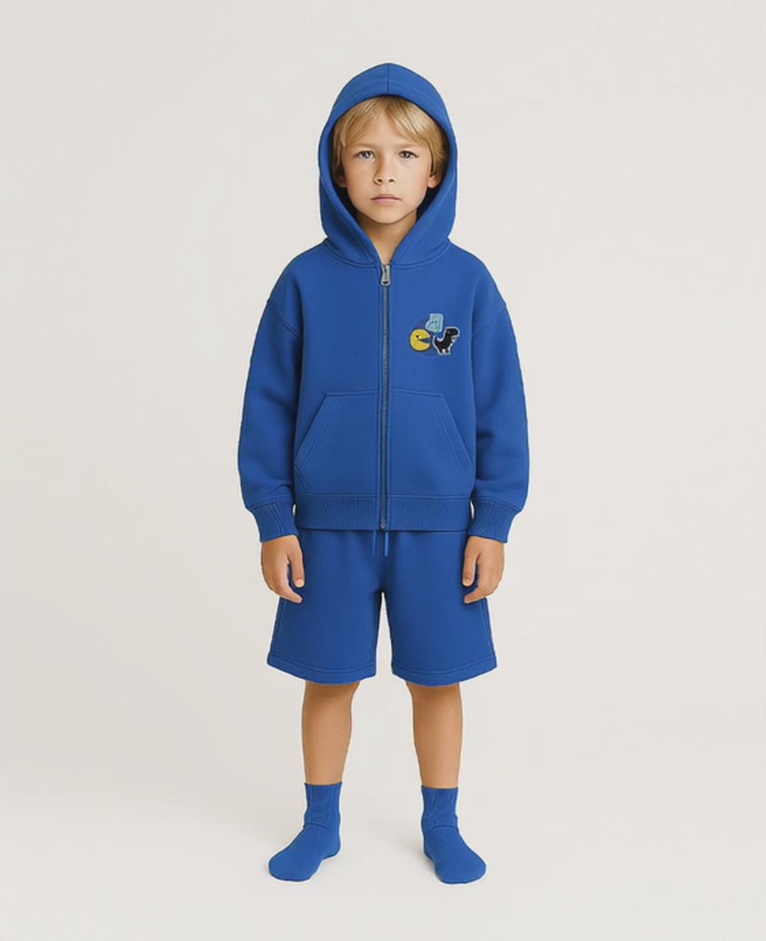ZipUp Hoodie with Velcro