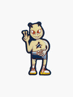 Embroidered Alien Hero patch with hook-and-loop backing