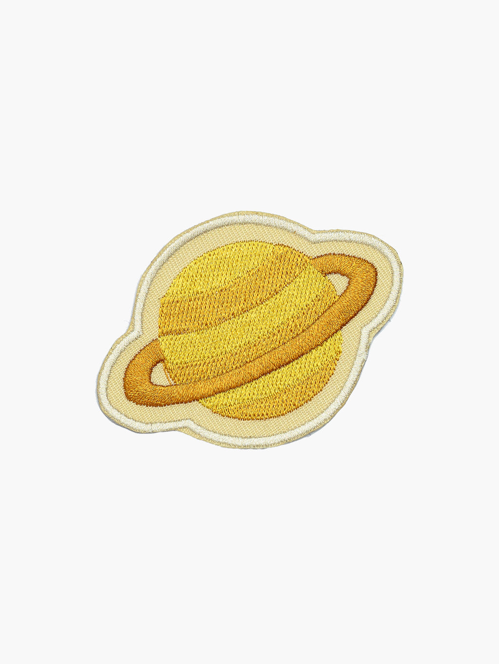 Embroidered Planet patch with hook-and-loop backing