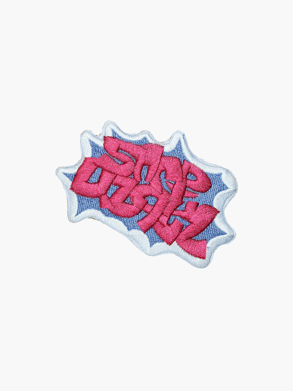 Embroidered Armenian Script Text patch with hook-and-loop backing
